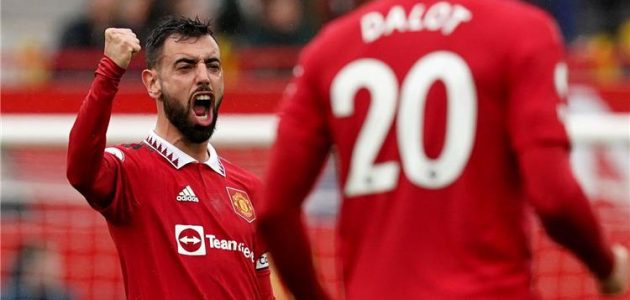 فيديو | برونو فرنانديز يقود مانشستر يونايتد لتخطى أستون فيلا في الدوري الإنجليزي